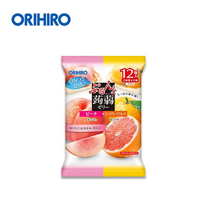 【日版】orihiro立喜乐 多种口味果冻12个/袋 低卡健康果汁果冻 - U5JAPAN.COM