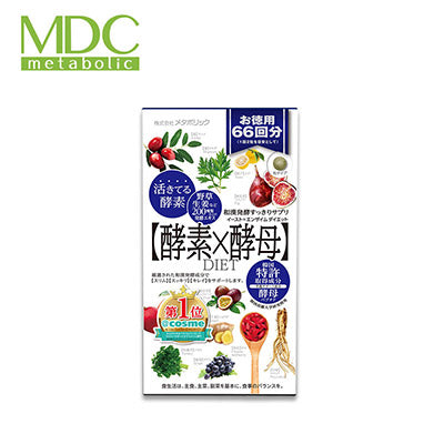 【日版】mdc 水果蔬菜谷物综合发酵酵素x酵母132粒/66回 - U5JAPAN.COM