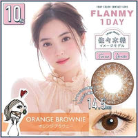 Thumbnail for 【美瞳预定】flanmy日抛美瞳10枚orange brownie直径14.5mm - U5JAPAN.COM