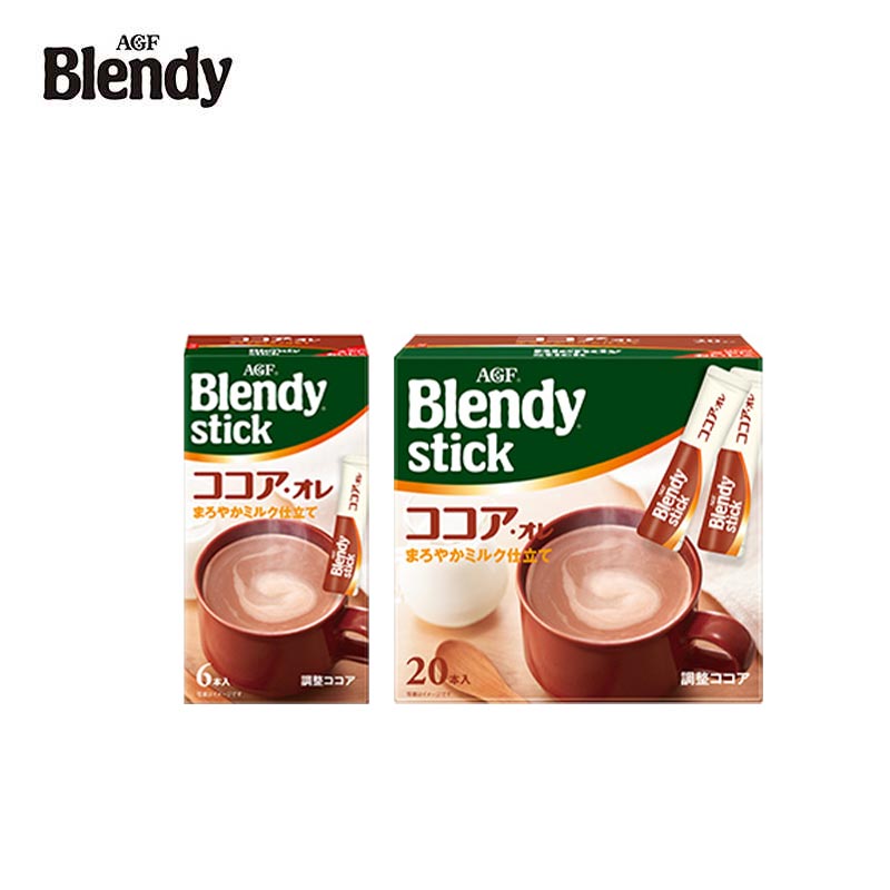 【日版】agf  blendy stick棒状可可奶油咖啡6枚/20枚入 - U5JAPAN.COM