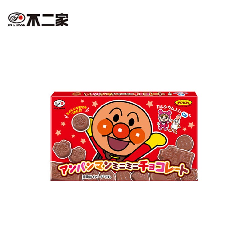 【日版】fujiya不二家 面包超人迷你宝宝巧克力块12粒 包装随机发 - U5JAPAN.COM