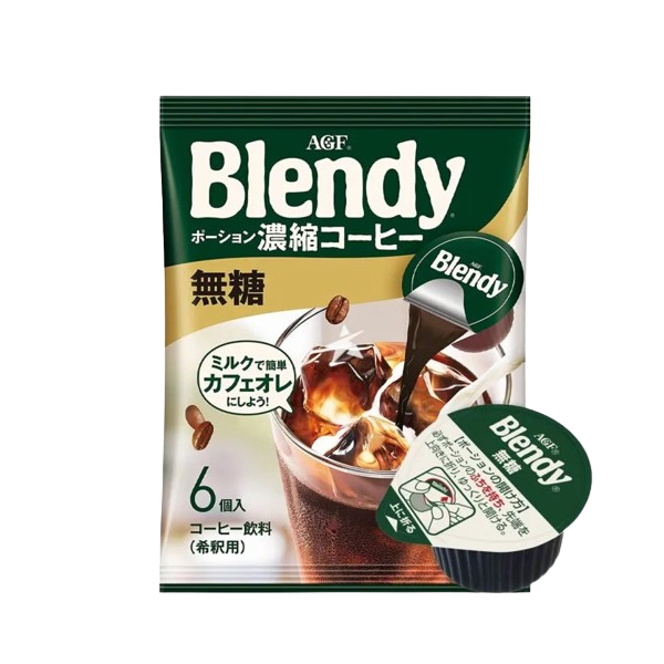 【日版】agf blendy 浓缩咖啡胶囊  6个入 - U5JAPAN.COM