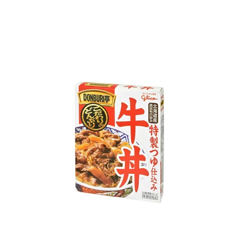 【日版】glico donburi亭 特制牛丼 即食料理包160g - U5JAPAN.COM