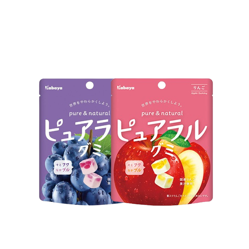 【日版】kabaya 苹果味/葡萄味糖 - U5JAPAN.COM