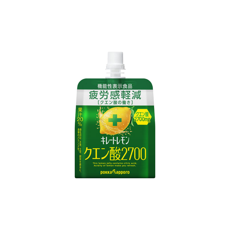 【日版】pokka sapporo 柠檬酸2700营养果冻 165ml - U5JAPAN.COM