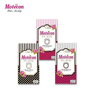 【美瞳预定】Motecon Relax 月抛美瞳一盒1枚多色可选直径14.2mm - U5JAPAN.COM
