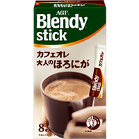 Thumbnail for 【日版】AGF  blendy stick棒状深度烘焙牛奶咖啡8枚/30枚入 - U5JAPAN.COM