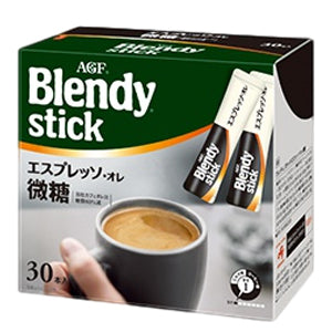 【日版】AGF  blendy stick棒状微糖微奶咖啡拿铁8枚/30枚入 - U5JAPAN.COM