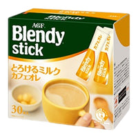 Thumbnail for 【日版】AGF  blendy stick棒状浓郁融化牛奶咖啡8枚/30枚入 - U5JAPAN.COM