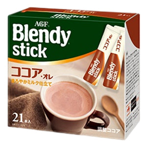 【日版】AGF  blendy stick棒状可可奶油咖啡6枚/21枚入 - U5JAPAN.COM
