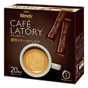 【日版】AGF CAFE LATORY棒状浓郁苦咖啡拿铁8枚/20枚入 - U5JAPAN.COM