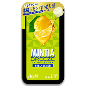 【日版】Asahi朝日 MINTIA BREEZE清凉感大颗粒柠檬薄荷糖多口味30粒 - U5JAPAN.COM