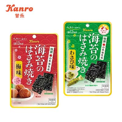【日版】Kanro甘乐 海苔脆片芥末/梅子味可选 新旧包装混发 - U5JAPAN.COM