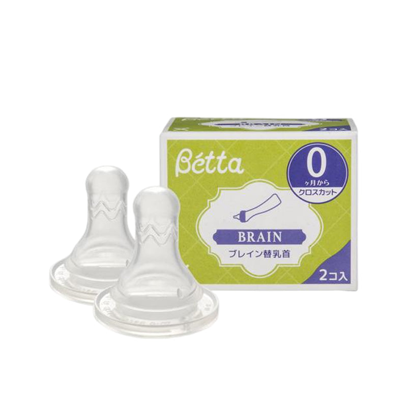 【日版】Doctor Betta蓓特 奶瓶可替换奶嘴智能型0-6月多款可选2枚装 - U5JAPAN.COM