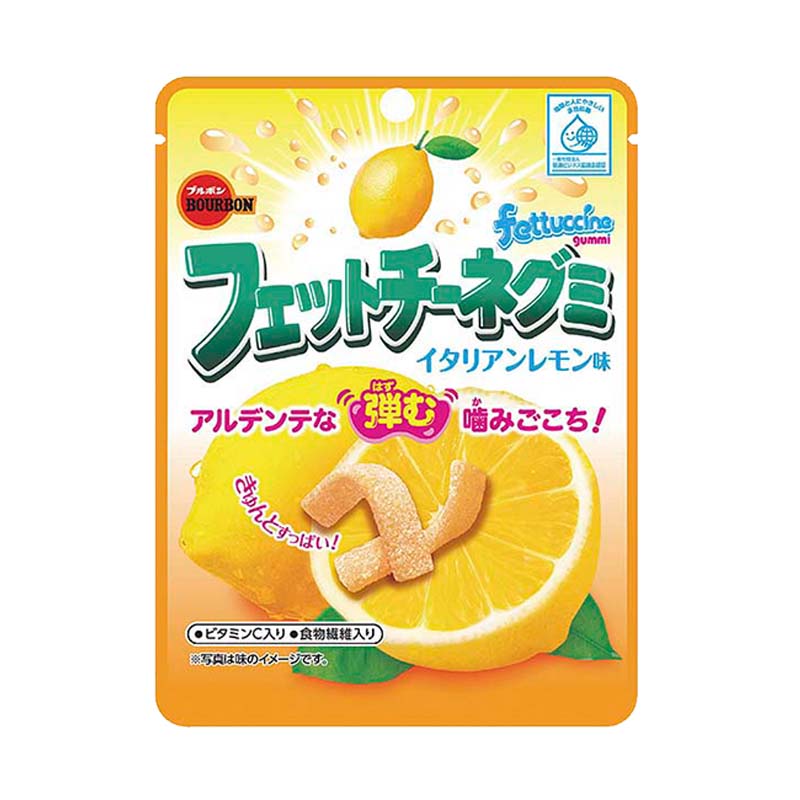 【日本】BOURBON布尔本 Fettucine Gummy超酸软糖条形果汁软糖50g多口味可选 - U5JAPAN.COM