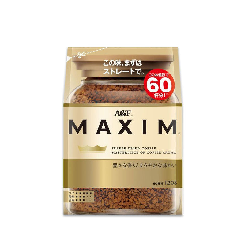 【日版】AGF Maxim袋装冻干纯咖啡速溶咖啡粉60g/120g/170g - U5JAPAN.COM
