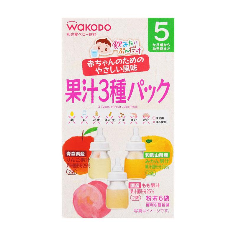 【日版】日本和光堂wakodo 3种果汁粉末 - U5JAPAN.COM