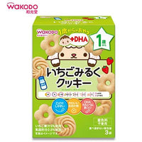 Thumbnail for 【日版】wakodo和光堂 dha草莓米饼磨牙饼干12个月+ 宝宝辅食高钙高铁 - U5JAPAN.COM