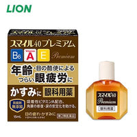 Thumbnail for 【日版】lion狮王smile40 premium眼药水 缓解严重眼疲劳视力模糊15ml - U5JAPAN.COM