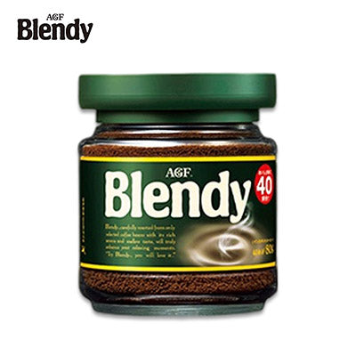【日版】agf blendy瓶装绿罐原味无糖速溶咖啡80g - U5JAPAN.COM