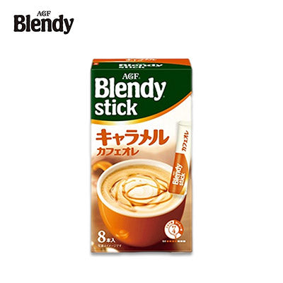 【日版】agf  blendy stick棒状焦糖牛奶咖啡8包入 - U5JAPAN.COM