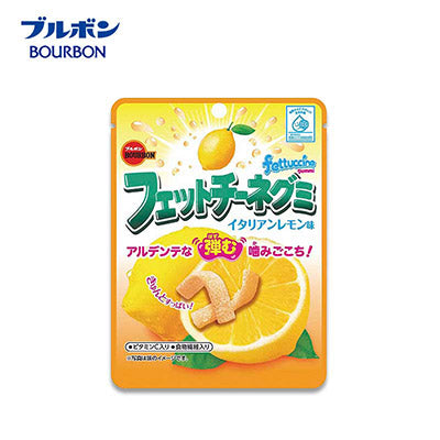 【日本】BOURBON布尔本 Fettucine Gummy超酸软糖条形果汁软糖50g多口味可选 - U5JAPAN.COM