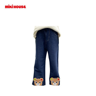 【日版】mikihouse pucci熊牛仔长裤#80 - U5JAPAN.COM