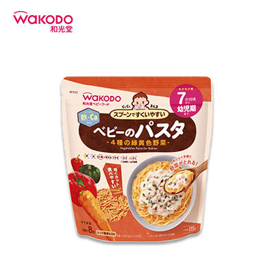 【日版】wakodo和光堂 四种蔬菜宝宝无盐细碎意面7月 - U5JAPAN.COM
