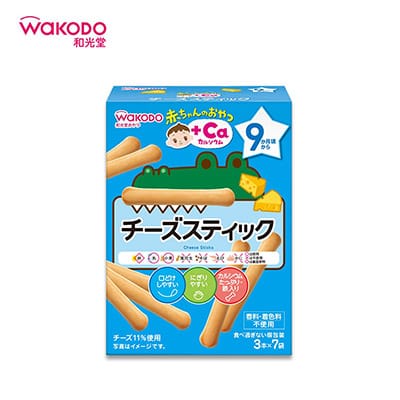 【日版】wakodo和光堂 宝宝磨牙手指饼干3本*7袋入 - U5JAPAN.COM