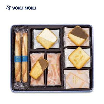 【日版】yokumoku 手工蛋卷曲奇黄油饼干礼盒装 夏季包装  27枚 - U5JAPAN.COM