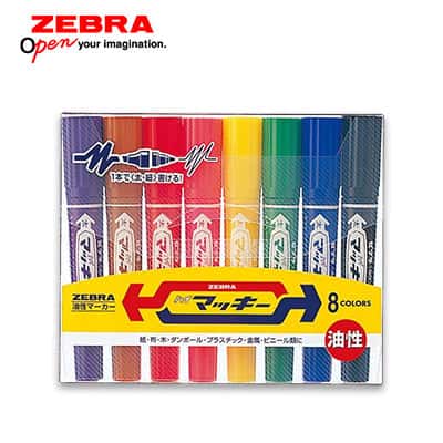 【文具周边】zebra斑马 双头粗油性笔8色 - U5JAPAN.COM