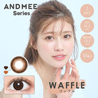 Thumbnail for 【美瞳预定】and mee serie日抛美瞳10枚waffle直径14.5mm - U5JAPAN.COM