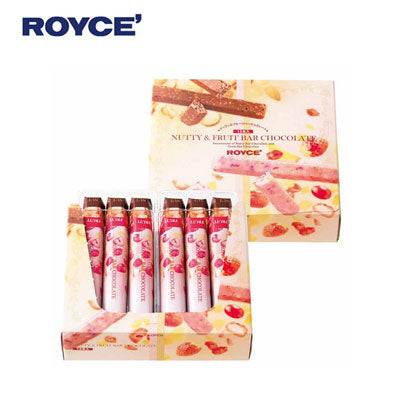 【日版】royce 2种夹心混合香脆巧克力棒12枚入 坚果/水果味 - U5JAPAN.COM