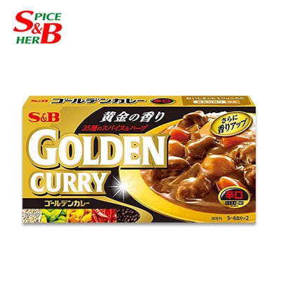 【日版】s&b golden浸泡咖喱酱辣味198g - U5JAPAN.COM