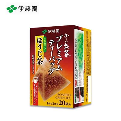 【日版】itoen伊藤园 煎茶烘焙茶20包/盒 三角立体茶包 - U5JAPAN.COM
