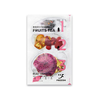 【日版】dozo freesh 水果茶无糖零卡路里 （红火龙果 x 红茶） 赏味期到2023.3月8号 - U5JAPAN.COM