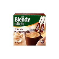 Thumbnail for 【日版】agf  blendy stick棒状深度烘焙牛奶咖啡8枚/27枚入 - U5JAPAN.COM