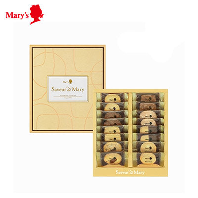 【日版】marys saveur坚果巧克力黄油曲奇饼干16枚入 - U5JAPAN.COM