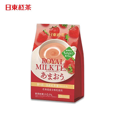 【日版】日东红茶 北海道皇家奶茶速溶奶茶袋装多口味可选140g/10条入 - U5JAPAN.COM