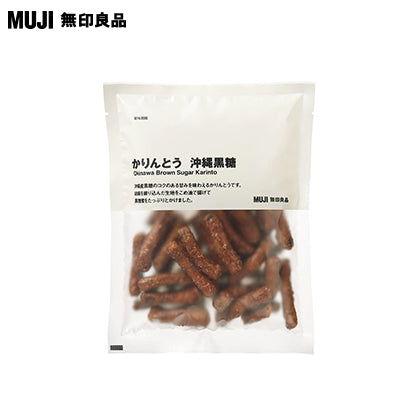 【日版】muji无印良品 冲绳黑糖芝麻米条80g [赏味期10.25] - U5JAPAN.COM