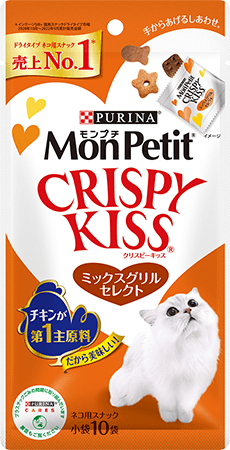 【日版】monpetit crispy kiss猫咪磨牙小饼干小零食6g*24袋 多口味 - U5JAPAN.COM
