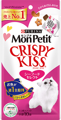 Thumbnail for 【日版】monpetit crispy kiss猫咪磨牙小饼干小零食6g*24袋 多口味 - U5JAPAN.COM