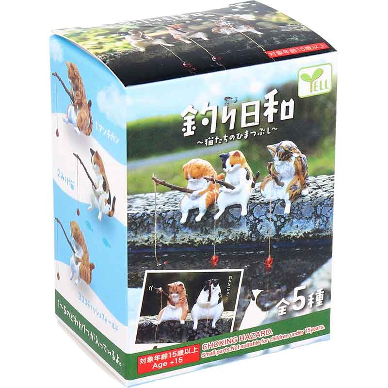 【周边】猫咪钓鱼盲盒全5种 随机发 - U5JAPAN.COM