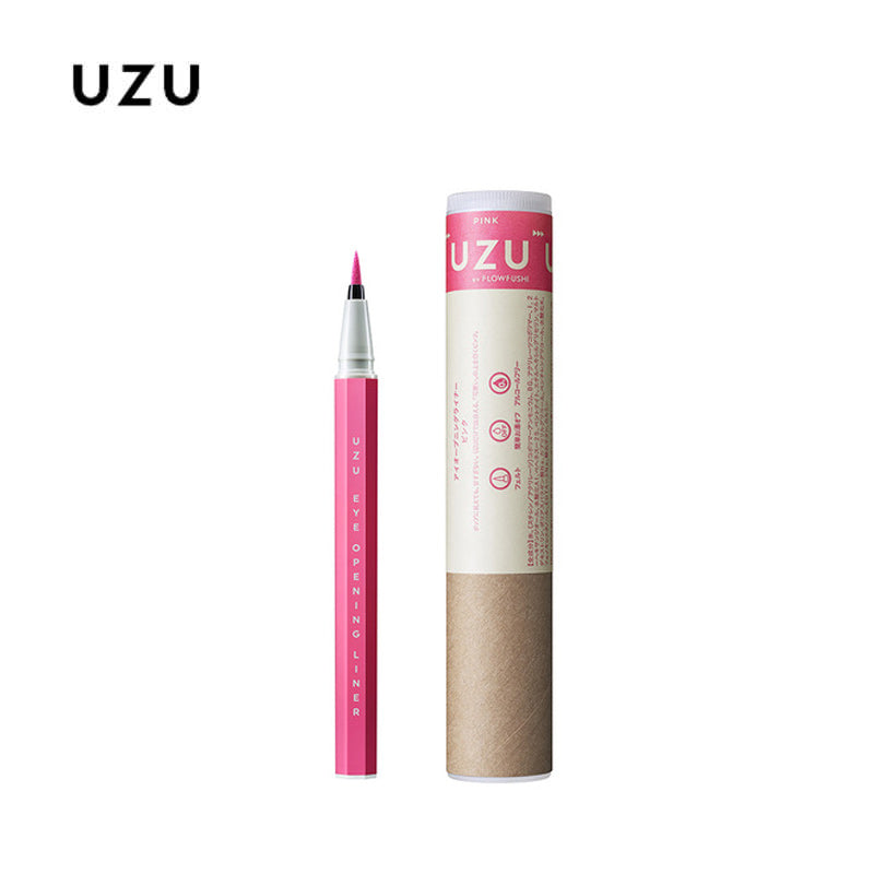 【日版】flowfushi uzu熊野职人防水眼线液笔pink粉色 - U5JAPAN.COM
