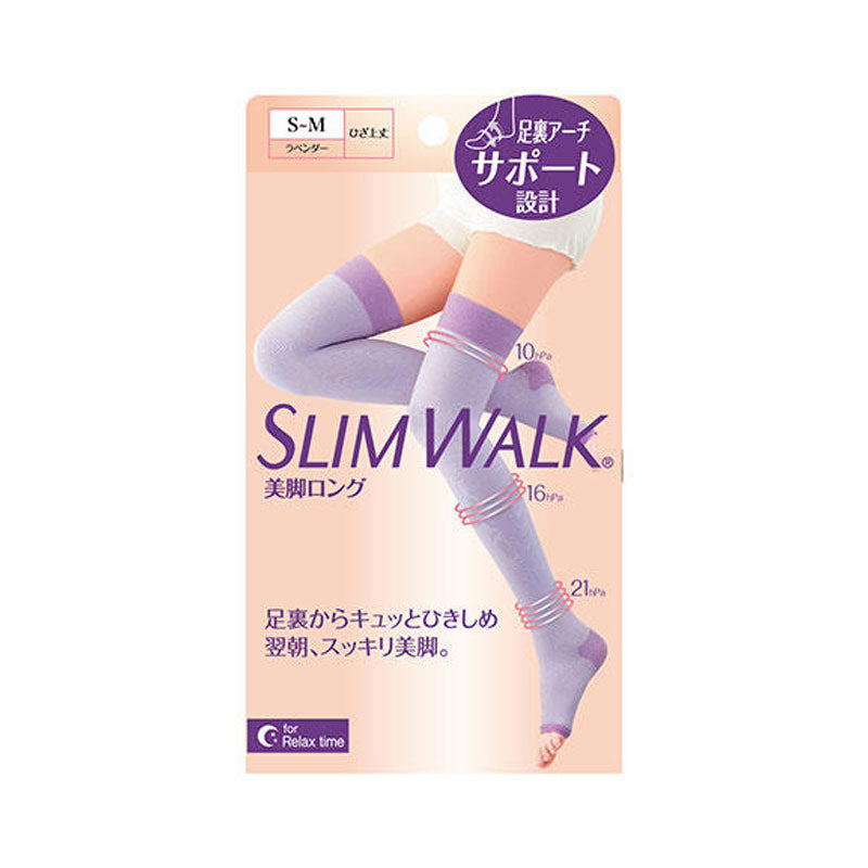【日版】slim walk分段弹力瘦腿袜压力袜【s-m】 - U5JAPAN.COM