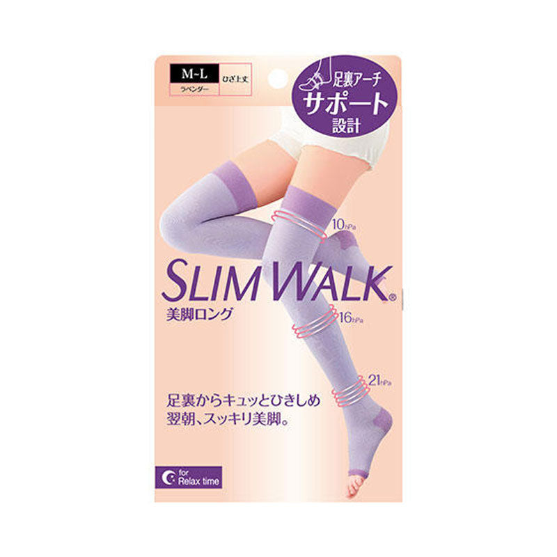 【日版】slim walk分段弹力瘦腿袜压力袜【m-l】 - U5JAPAN.COM
