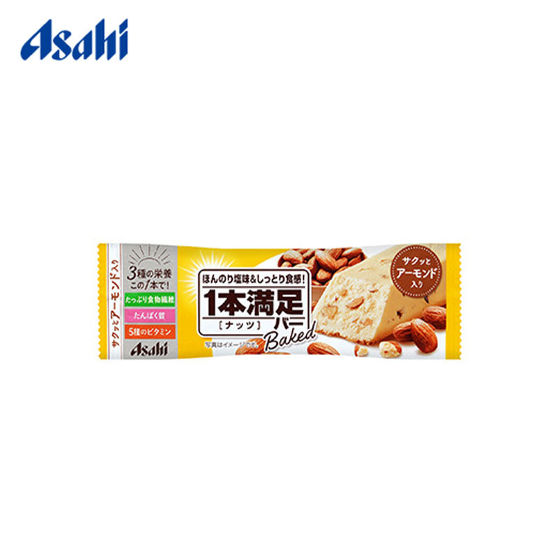 【日版】asahi朝日 1本满足蛋白代餐低卡能量棒坚果味40g - U5JAPAN.COM