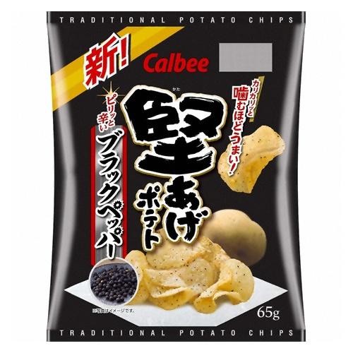 【日版】calbee卡乐比硬炸土豆黑胡椒65g - U5JAPAN.COM