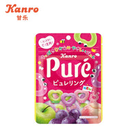 Thumbnail for 【日版】kanro甘乐 pure超酸心形圈圈软糖什锦水果味156g - U5JAPAN.COM