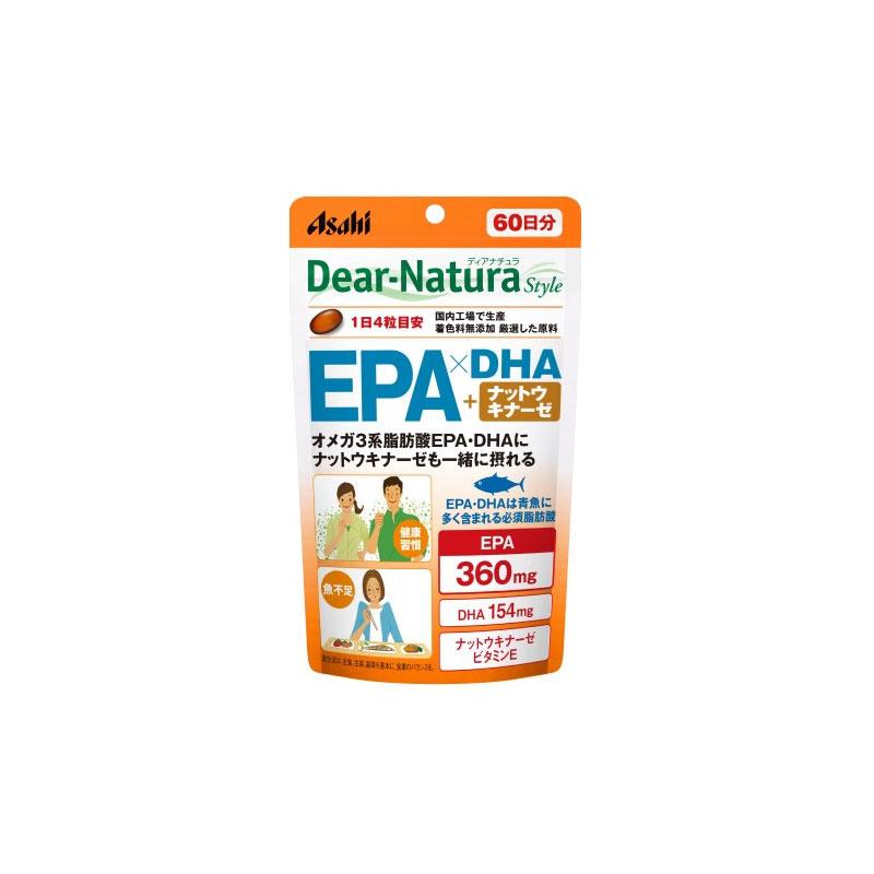 【日版】dear-natura epa * dha + 纳豆激酶 60 天供应量（240 粒） - U5JAPAN.COM